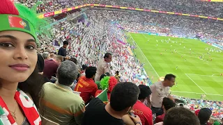 FIFA worldcup Qatar2022 raw video at Lusail stadium/ Portugal vs Uruguay