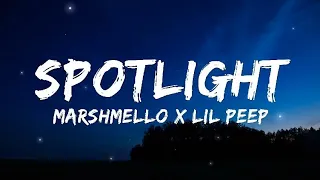 Marshmello X Lil Peep - Spotlight (Lyrics)