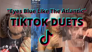 Eyes Blue Like The Atlantic - TikTok Duets Compilation 【 Jhekhoos' Guitar Cover 】