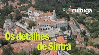 Os detalhes da vila de Sintra - Portugal