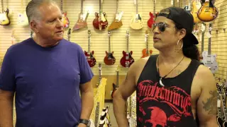 Slash stops by Norman's Rare Guitars