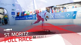 St. Moritz | BMW IBSF World Cup 2021/2022 - Men's Skeleton Heat 1 | IBSF Official