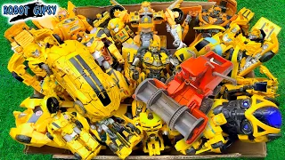 Elysium?! Car Garage BUMBLEBEE Transformers | Yellow BEASTS x Last Knight BUMBLEBEE TFP Deluxe Class