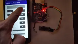 Arduino HC-06 (PWM + button)