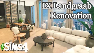 IX Landgraab Renovation ~ Victor & Lily Feng HAVE A BABY! Sims 4 CC Apartment Renovation Speed Build