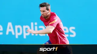 Messi zurück bei Barca: Hier fährt er erstmals wieder zum Training | SPORT1