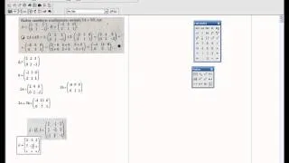 MathCAD Линейная комбинация матриц.wmv