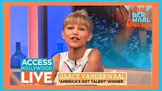 Grace VanderWaal's appearance on Access Hollywood Live as new #AGT Champion - 2016.09.15