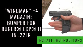 TANDEMKROSS - “Wingman” +4 Magazine Bumper for Ruger® LCP® II in .22LR