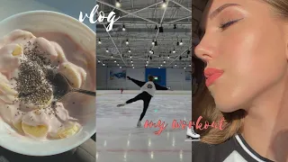 *vlog* летние дни, пробежка, тренировка на льду ⛸