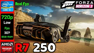 Forza Horizon 3 | AMD R7 250 2GB + i5 2500K In 2023! | 720p, Low - Real FPS