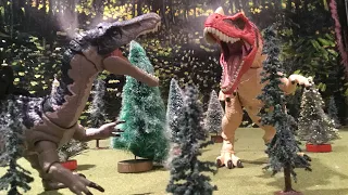 Baryonyx Vs Ceratosaurus Stop Motion