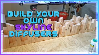 Build Your Own Skyline Diffuser - DIY Acoustic Treatment ● SWH Builds