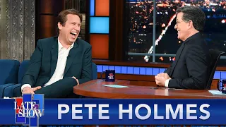 "Comedy And Faith Are Intertwined" - Pete Holmes Answers The Question Dua Lipa Posed To Colbert