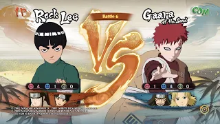 Rock Lee the Nice Guy Vs Gaara of the Sand | NARUTO SHIPPUDEN NINJA STORM 4