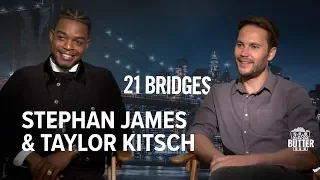 21 Bridges: Stephan James & Taylor Kitsch Interview | Extra Butter
