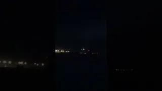 Ту 154 в Кольцово ночью