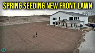 SEEDING A LAWN IN SPRING // New Front Lawn Renovation Series