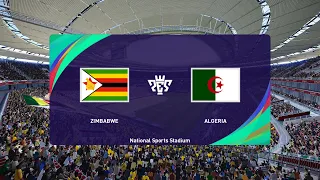 Zimbabwe - Algeria | AFCON 2022 Qualification | PES 2021