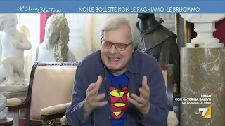 Super Sgarbi: "Uso il linguaggio dei giovani che sono 'capre', non come Letta che poveretto è ...