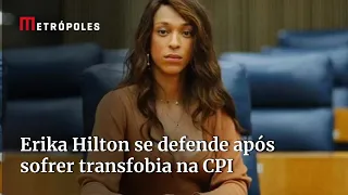 Deputada Erika Hilton se defende após sofrer transfobia na CPI do 8/1: “Gentalha”