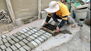 haciendo ladrillos, tijuelos de cemento 😱💡🤝
