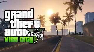 VICE CITY IN GTA 5 (GTA 5 Vice City Map Gameplay)