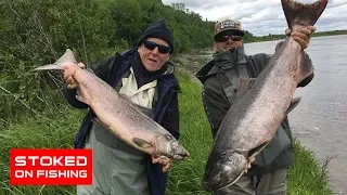 Fishing In Alaska - Part 3 - King Salmon Brawl | Stoked On Fishing
