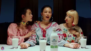 Украинская реклама Галичина, карпатский кефир, 2018