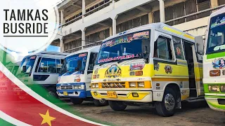 Nena, Come Along With Me On A Tamkas (Tammenga - Kasabaholo) Busride With Me in Paramaribo, Suriname