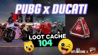 PUBG x DUCATI Opening 104 Loot Cache 🔥🔥🔥