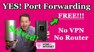 ✅ SOLVED!!!! Free Way To Port Forward On CGNAT ISP Like T-Mobile Home Internet - No VPN or Router!