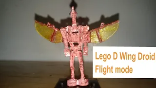 Lego Star Wars Custom D Wing Droid (Flight Mode)