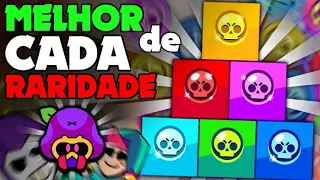 CHESTER É O PIOR BRAWLER LENDÁRIO! O MELHOR BRAWLER de CADA RARIDADE dentro do BRAWL STARS!