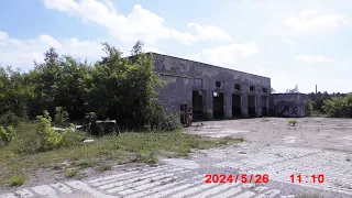 ГСВГ.Forst Zinna.Здание ПТОР в парке боевой техники,рядом вододром 26.05.2024