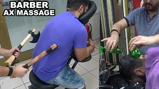 ASMR LOUD CRACK & TURKISH BARBER & head, back, ax, sword, arm, leg, palm, face, ear, elbow massage