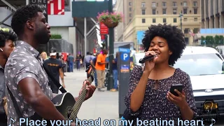 Asking random shy New Yorkers to Sing in Public