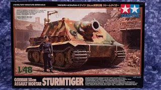 Tamiya 1:48 scale Sturmtiger - What's in the box?