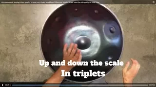 Isthmus Instruments - Handpan tutorial #2 (scale exercise)