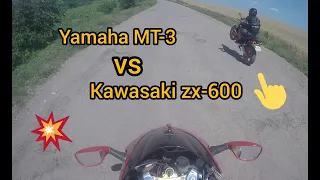 Ymaha MT-3 660 vs Kawasaki zx-600