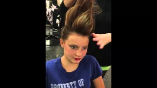 Jennie Kackley - Cheer hair Tutorial