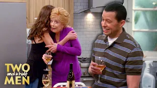 Evelyn Meets Alan's Soul Mate | Two and a Half Men