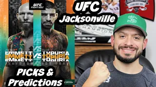 UFC JACKSONVILLE | FULL CARD - PICKS & PREDICTIONS | Emmett vs. Topuria!!!!