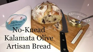 No-Knead Kalamata Olive Artisan Bread