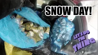 Bottle Picking - SNOW DAY! - Trash Blast #2
