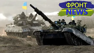 Пехота спокойна, когда они рядом. Украинские танки на поле боя и на учениях
