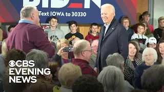 Biden calls voter a "liar" in heated exchange