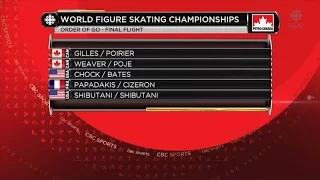 2016 Worlds - Ice Dance FD Full Broadcast CBC