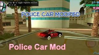 Police Modified Cars || gta vc Android || police cars Mod