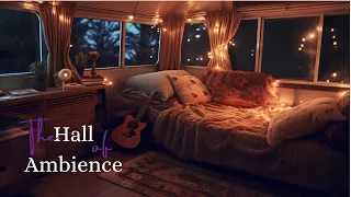 Cozy Van Ambience | Relaxing Rain on Window